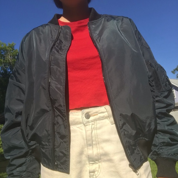 DESIGNER CARMAR NWT Bomber Jacket - Teal - Picture 6 of 8